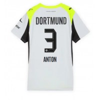 Camisa de Futebol Borussia Dortmund Waldemar Anton #3 Equipamento Secundário Mulheres 2025-26 Manga Curta